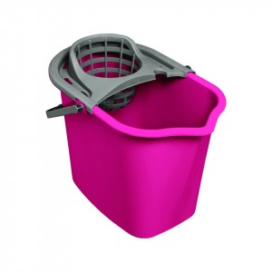 Ведро 10л (с отжимом/вставкой) прямоугольное пластик микс 70020 York 686524