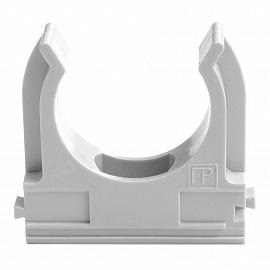 Клипса д/трубы d25мм серая (5шт) 02725