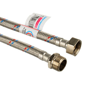 Подводка д/воды нерж. 50см в/н 26558