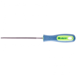 Напильник 150мм круглый двухкомпонентная рукоятка №2 Сибртех 16124