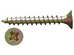 Шуруп 3,5х40 универсальный желтопасс (200шт)