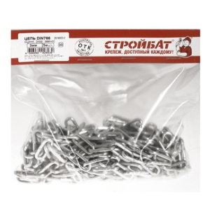 Цепь 5мм DIN 766 короткозвенная оц. (5м)