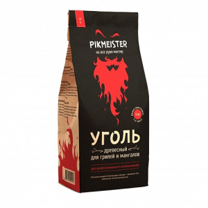 Уголь древесный в мешке Pikmeister (3кг) 4402
