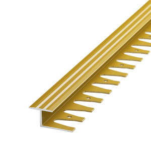 Профиль стыковочн. гнущ. анодир. алюм.  10мм 2,7м серебро