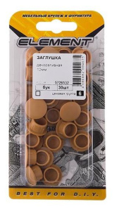 Заглушка декоративная EIement 12мм бук (30шт) 