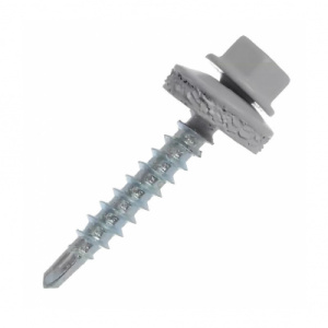 Саморез кров. 4,8х35 RAL7004 серый (60шт)