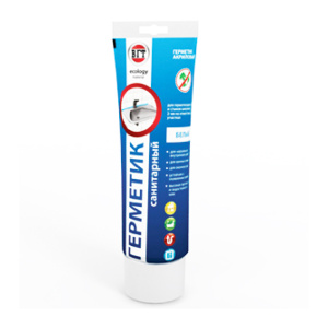 Герметик акриловый санит. для нар/вн. работ белый (0,35кг) ВГТ