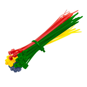 Хомут кабельный нейлоновый 100x2,5мм разноцветные (25шт) 30223 0 duwi (5503209)