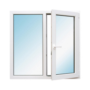 Окно металлопластик. 1160х1000мм белое 1-камерный стеклопакет 24мм поворотно-откидное правое