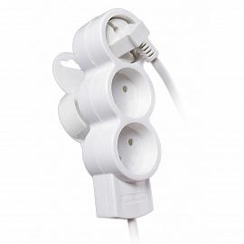 Удлинитель 3 гнезда 5м б/заз.10А ПВС 2*0,75  32003 / 3561959