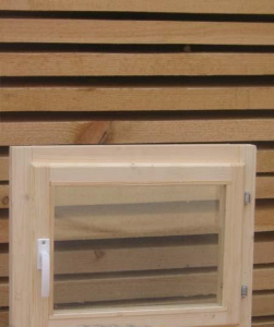 Блок оконный деревянный 500*400 (1 стекло)