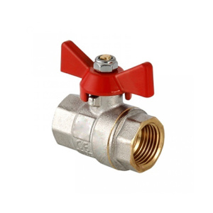 Кран шаровый 1" в/в бабочка VG102103