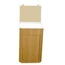 Умывальник оцинк.Летний ДЕКОР Р-О-Дек-П под дерево пласт. мойка