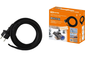 Кабель нагревательный 20м Стоплёд НСК20-В с вилкой 200Вт SQ2510-0017
