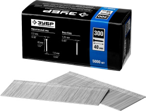 Гвозди д/нейлера ЗУБР  тип 18GA (47/300/F) 40 мм 5000 шт 31830-40