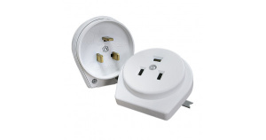 Разъем РШ-ВШ 32А 250В 2Р+РЕ ОУ белый TDM SQ1812-0003