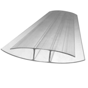 Профиль соединительный Н 4-6мм L=6м (прозрачный)