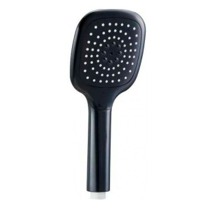 Лейка MELODIA LUXE квадрат 1 функция 95х95мм чёрная MKP26111BL_bk /34449