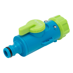 Адаптер штуцерный 3/4 быстросъемный с переключателем LUXE Palisad 65752