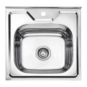 Мойка нерж.накл. LEDEME 500*500*180 (0,8мм) выпуск 3 1/2" ГЛЯНЦЕВАЯ L95050  97932