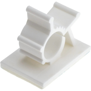 Площадка кабеля и проводов самоклеящаяся 19х25мм 10мм белая (5шт) 23169 5 duwi