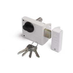 Замок накладной Зенит ЗН1-2.1 (белый)