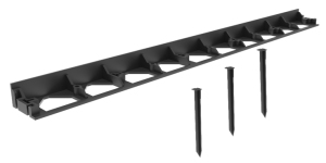 Бордюр Б-100 8,4,5 пластиковый черный L1000