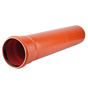 Труба канализационная наружная Ostendorf 160х1000мм ПВХ SN4 98219