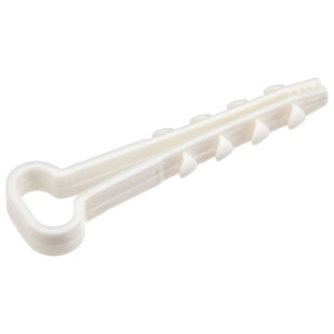 Дюбель-хомут ДХП 5-10 плоский (10шт) белый 23518 1 duwi