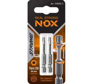 Бита torsion E6,3 Тх20-50 (2шт) карта STRONG 339205-2