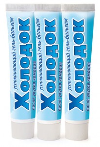 Гель-бальзам после укусов комаров 50мл Холодок (помогает от ожогов крапивы, медуз) 713197