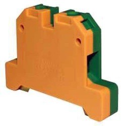 Клемма ЗНИ-6мм.кв. ЗЕМЛЯ желто-зеленая YZN20-006-K52