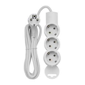 Удлинитель 3 гнезда 3м с/заз.10А ПВС 3*0,75 (32005 1)