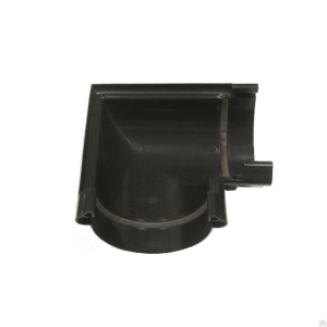 Угол желоба универ.с уплот. 90/130 МUROL коричнеый 13594