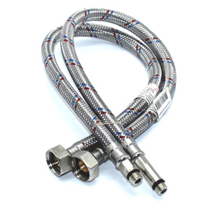 Подводка к смесителю нерж. сталь 30см (пара) 79833