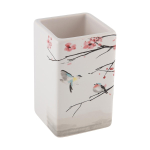 Стакан для ванной комнаты Сакура TU-S керамика Рыжий Кот 231936