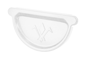 Заглушка унив. с резин. упл. 125мм (RR 20) ASN белая