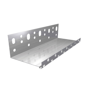 Профиль цокольный алюминиевый 100мм L2.5м