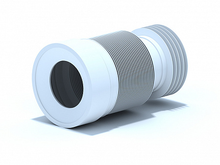 Слив для унитаза АНИ с гладк. вып. 110мм К821R 32411