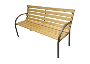 Скамейка №1 (1,2м) с деревом 1350-1