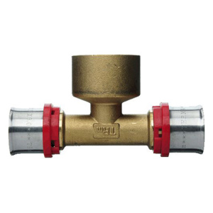 Тройник пресс 26*1*26" с вн.рез. красн.кольцо TRm02414