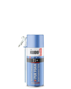 Пена монтажная бытовая HOME15+ всесезонная (520мл) KUDO KUPH05U15+