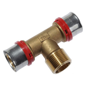 Тройник пресс 16*1/2*16" с нар. рез. TRm02401