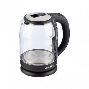 Чайник МАТРЁНА MA-154 1,8л стекло черный  264656