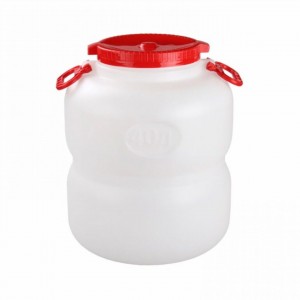 Бочка сад. пищевая 40л круглая белая ШК5357 Радиан 725140