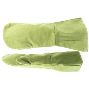 Рукавицы с притачными крагами двунитка огнеупорной Сибртех 68160