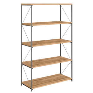 Стеллаж Лофт 170/100/30-28 "ЭБЕНОВОЕ ДЕРЕВО"