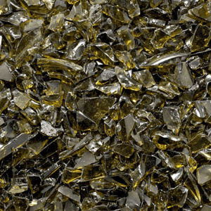 Стеклянная крошка оливковая фр.7-15мм 1кг