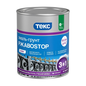 Грунт-эмаль Текс Ржаво Стоп зеленый (0,9кг)