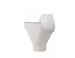 Воронка желоба Д=125/90 (RR 20) белая